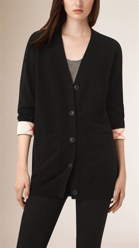 burberry oversized cardigan